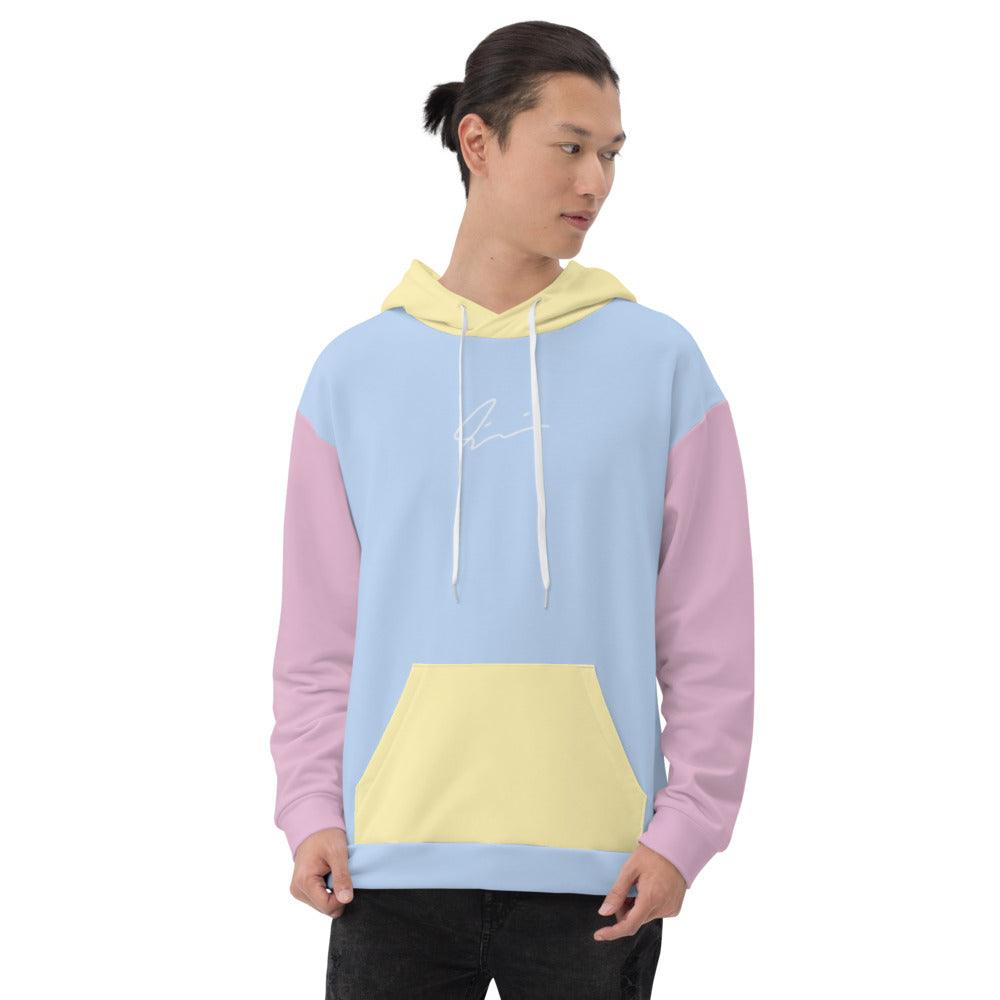 Olivier Industries TM Worldwide - Pattern Pastellcolors handmade Unisex Hoodie - Olivier Industries ® Art & Apparel