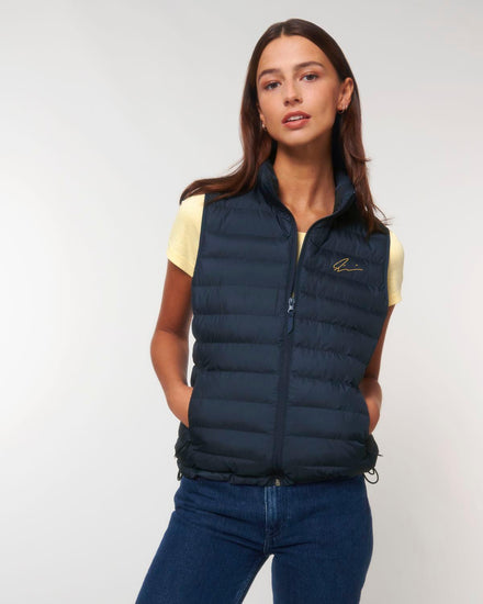 Olivier Industries recycled woman padded vest - Olivier Industries ® Art & Apparel