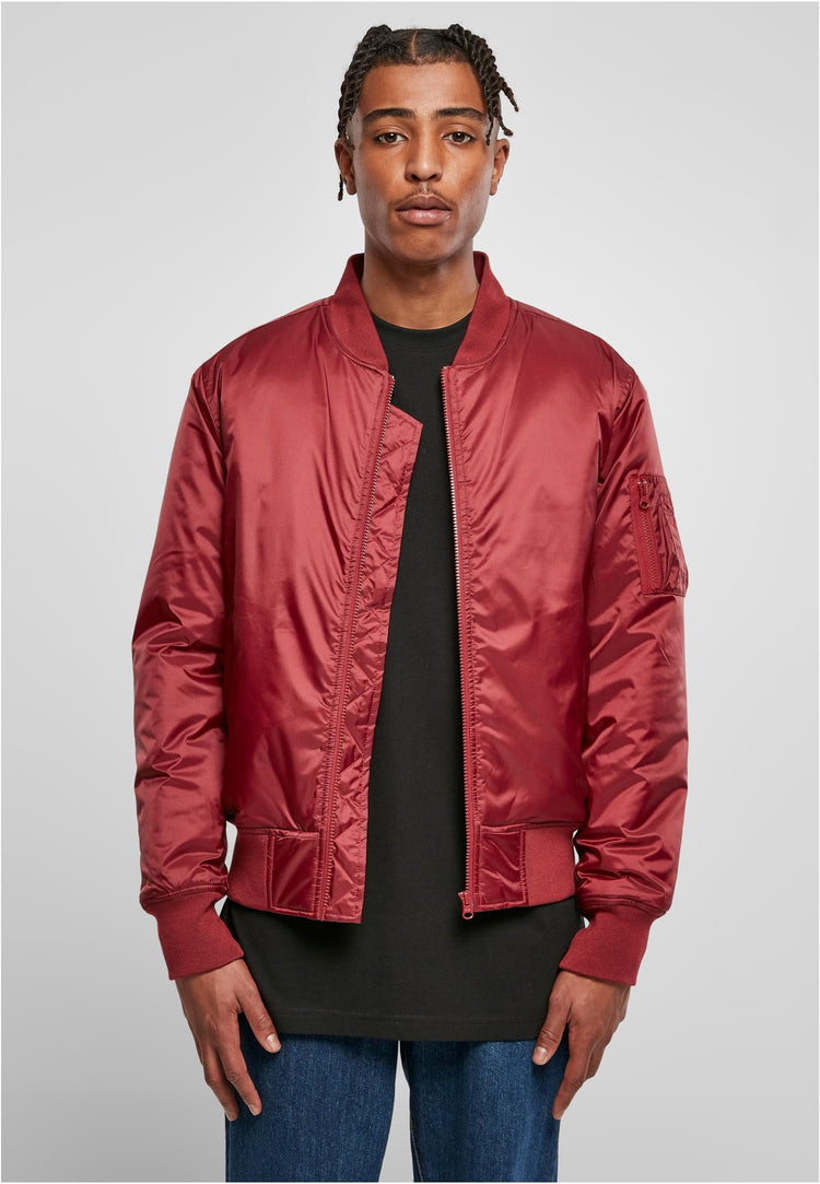 Olivier Industries ® 90´classic Bomberjacket in Red or Olive - Olivier Industries ® Art & Apparel