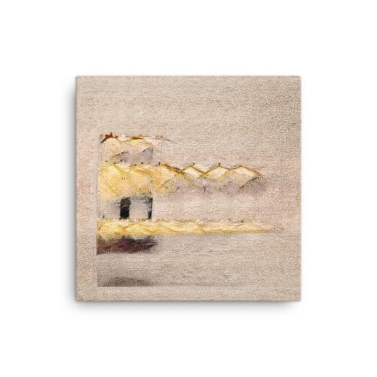 Olivier Industries ® Abstract Art Print on Canvas Man in Sandstorm - Olivier Industries ® Art & Apparel