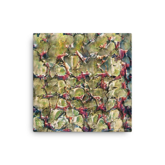 Olivier Industries - Cacdi Garden - art print on canvas - Olivier Industries ® Art & Apparel