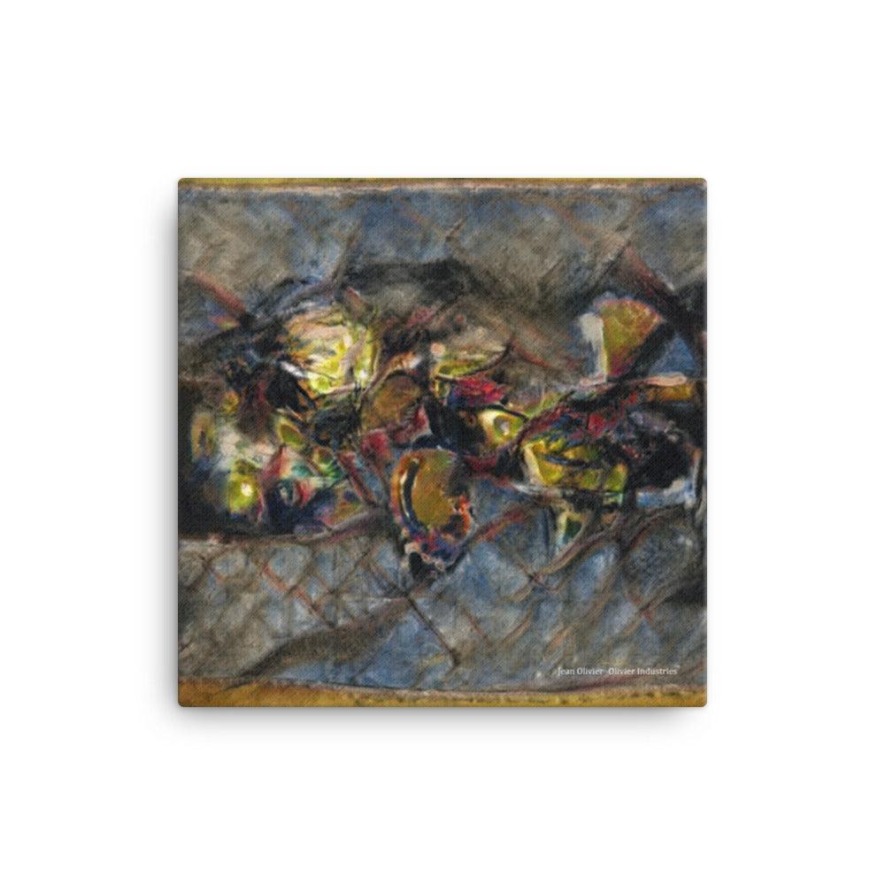 Olivier Industries - broken monster - art print on canvas - Olivier Industries ® Art & Apparel