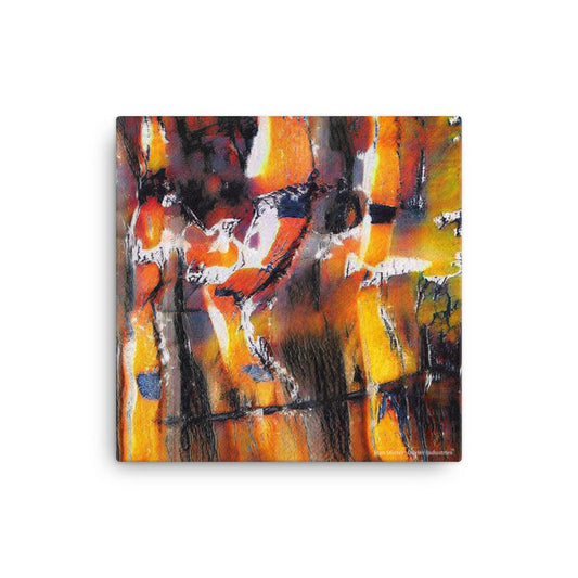 Olivier Industries - Fire of Love - art print on canvas - Olivier Industries ® Art & Apparel