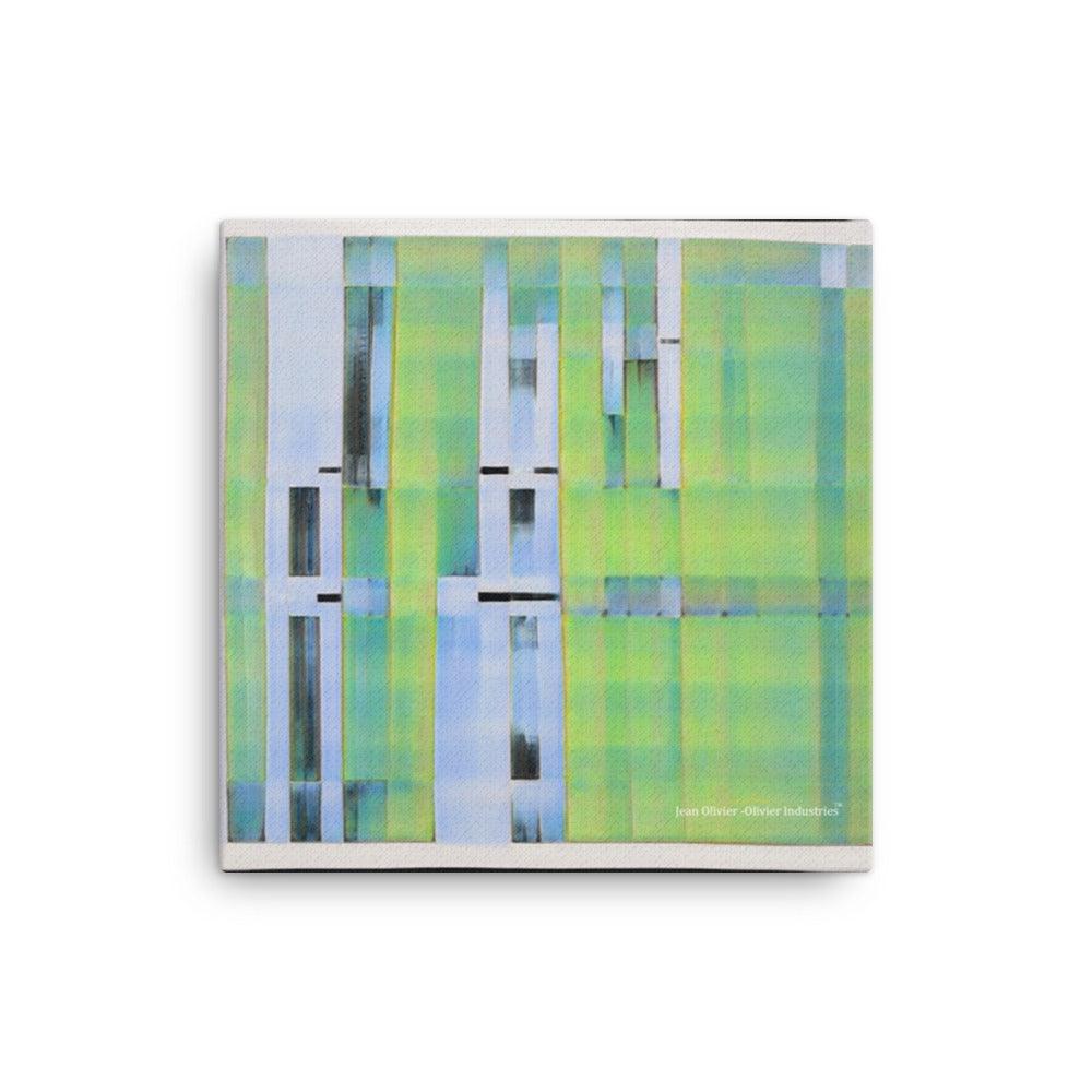 Olivier Industries - Flat Earth - art print on canvas - Olivier Industries ® Art & Apparel