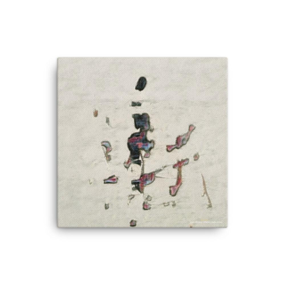 Olivier Industries - The Wolf and the Rabbit - Art Print on Canvas - Olivier Industries ® Art & Apparel