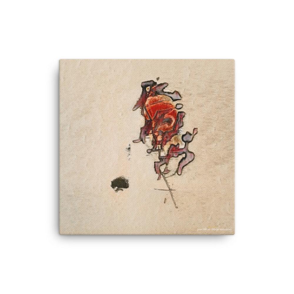 Olivier Industries - Sad Woman - Art Print On Canvas - Olivier Industries ® Art & Apparel