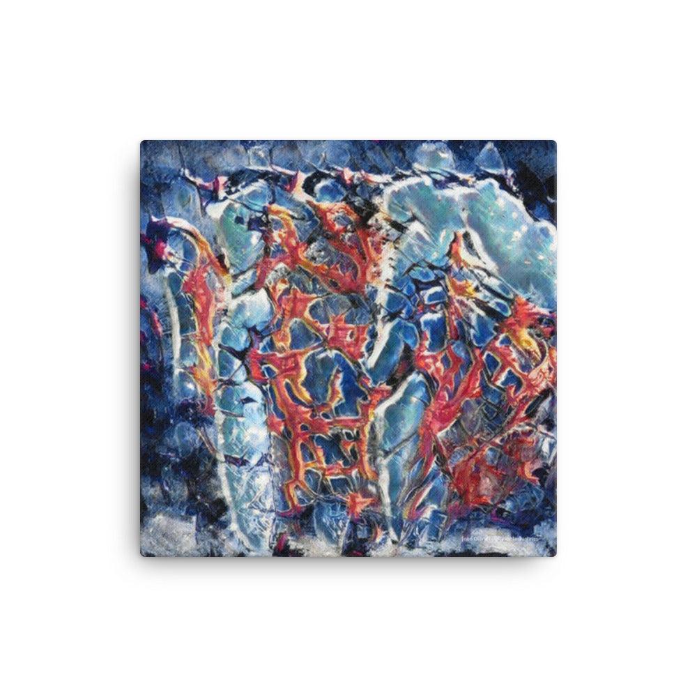 Olivier Industries - World At War - Art Print on Canvas - Olivier Industries ® Art & Apparel