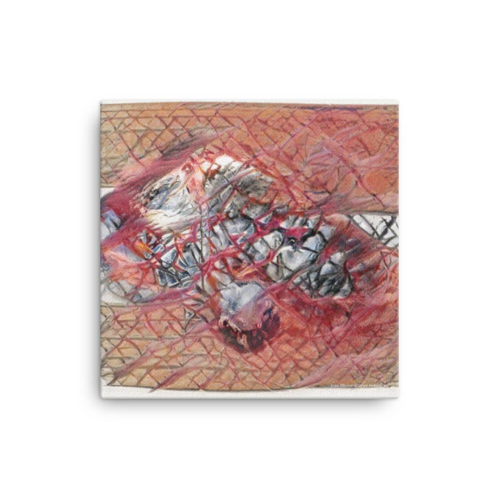 Olivier Industries - Drunken T-Rex- Art Print on Canvas - Olivier Industries ® Art & Apparel