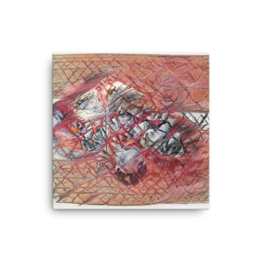Olivier Industries - Drunken T-Rex- Art Print on Canvas - Olivier Industries ® Art & Apparel