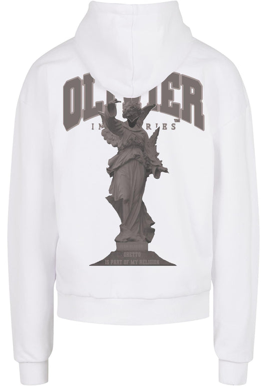 Olivier Industries ® Ghetto is part of my Religion ultra heavy oversized unisex Hoodie - Olivier Industries ® Art & Apparel