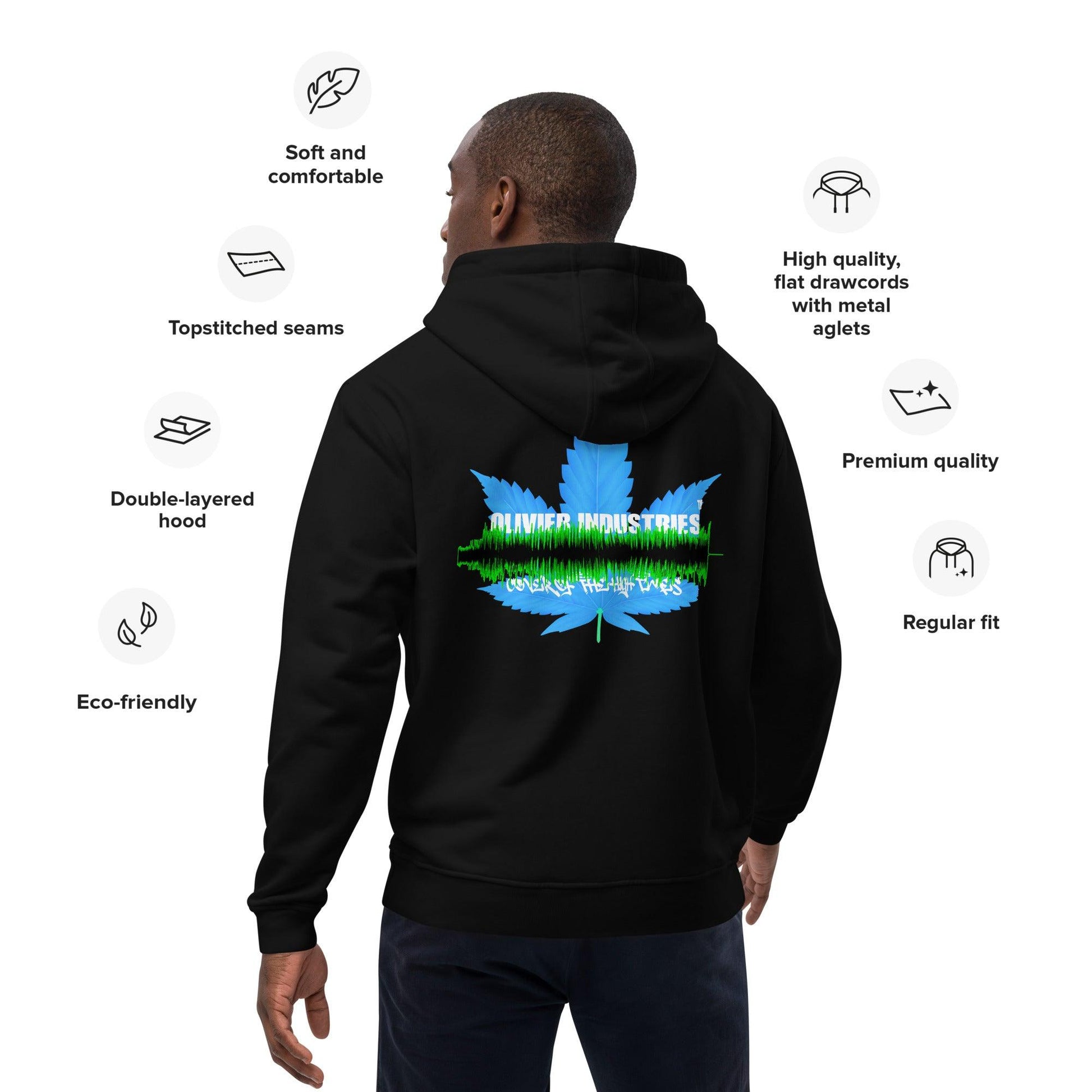 Olivier Industries TM Worldwide Deathrowrecords NFT - B Real - Wavesound organic unisex Hoodie - Olivier Industries ® Art & Apparel