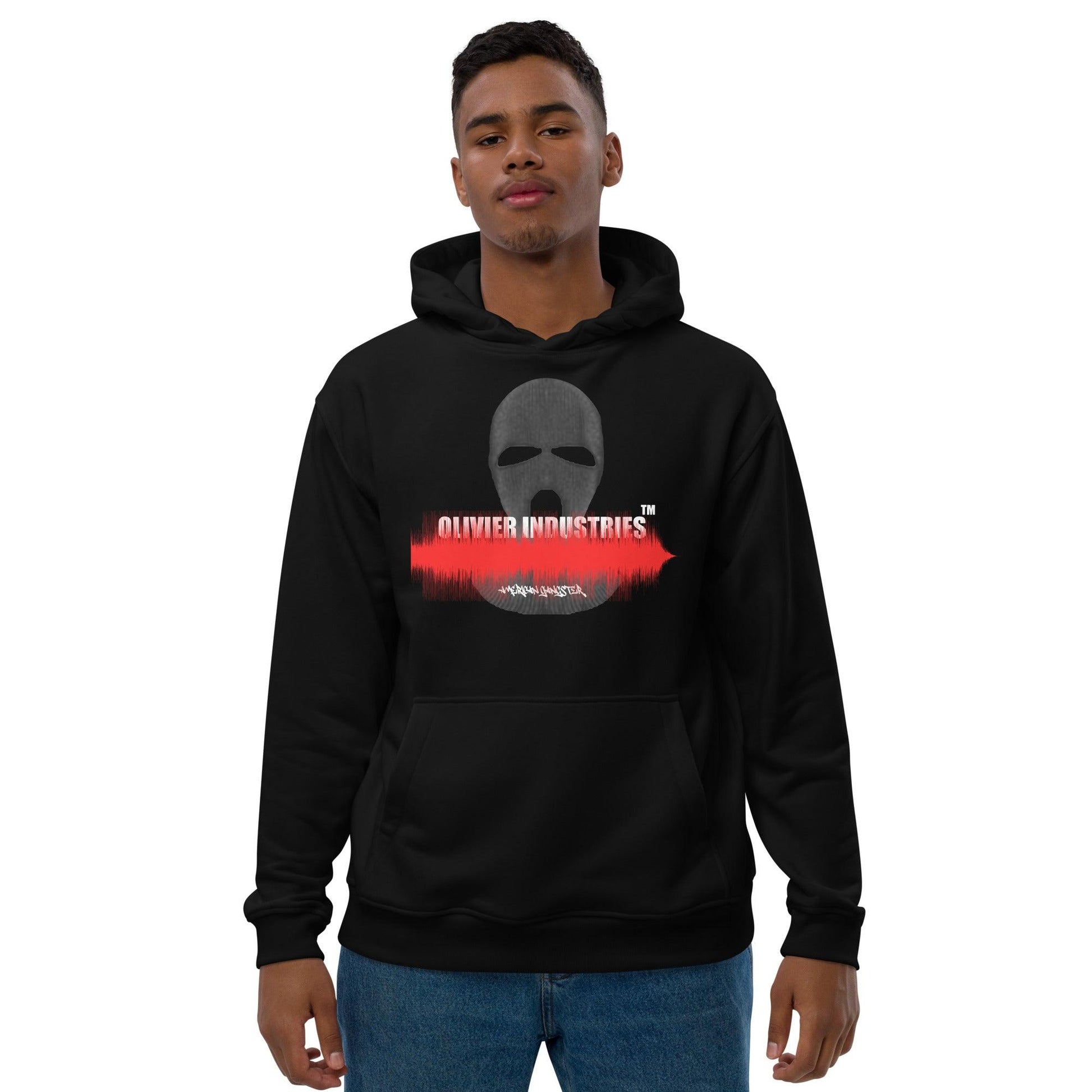 Olivier Industries TM Worldwide Deathrowrecords NFT- American Gangster wavesound unisex eco Hoodie - Olivier Industries ® Art & Apparel