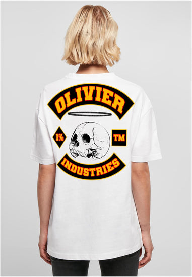 Olivier Industries ® Double side printed 1% Member Boyfriend Tee - Olivier Industries ® Art & Apparel