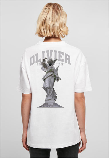 Olivier Industries ® Ghetto is Part of my Religion Boyfriend oversized Tee - Olivier Industries ® Art & Apparel