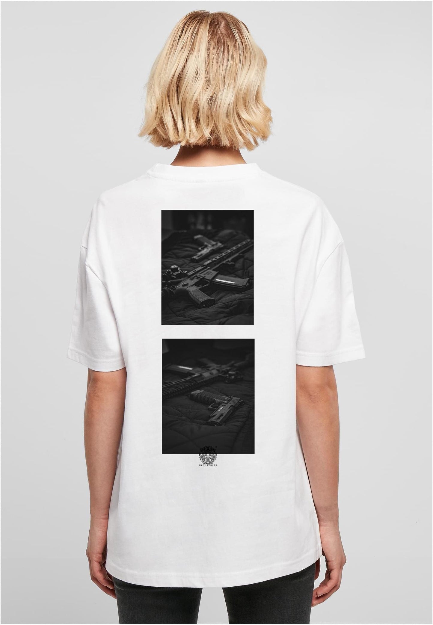 Olivier Industries ® Oversized- Weapons - Ladies Boyfriend Tee - Olivier Industries ® Art & Apparel
