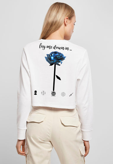 Olivier Industries ® If i die young - Woman Longsleeve Crewneck Crop - Olivier Industries ® Art & Apparel