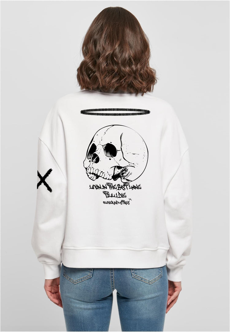 Olivier Industries ®Skull fast lane woman oversized Sweatshirt - Olivier Industries ® Art & Apparel