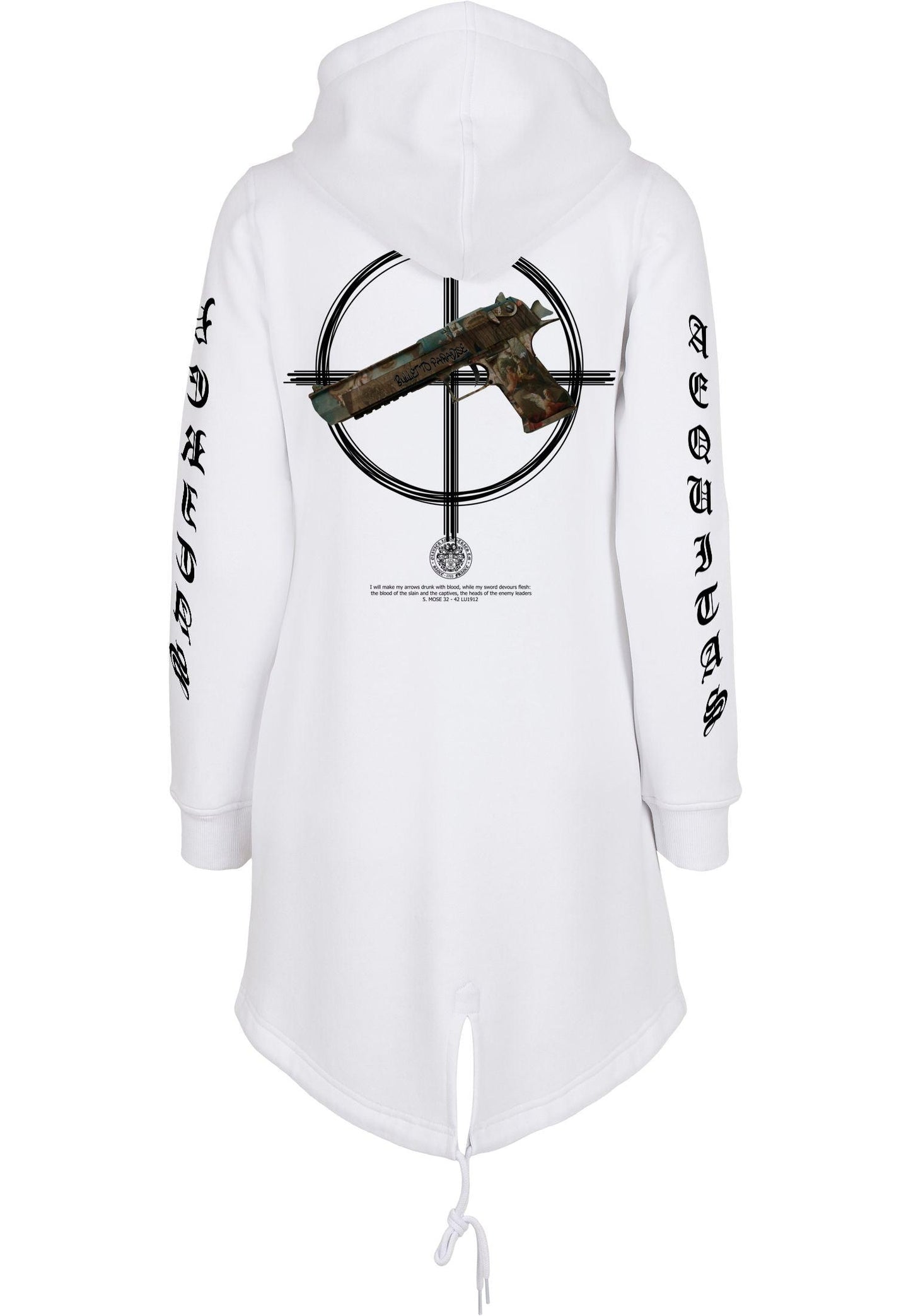 Olivier Industries ® Bullet to Paradise woman Sweat Parka - Olivier Industries ® Art & Apparel