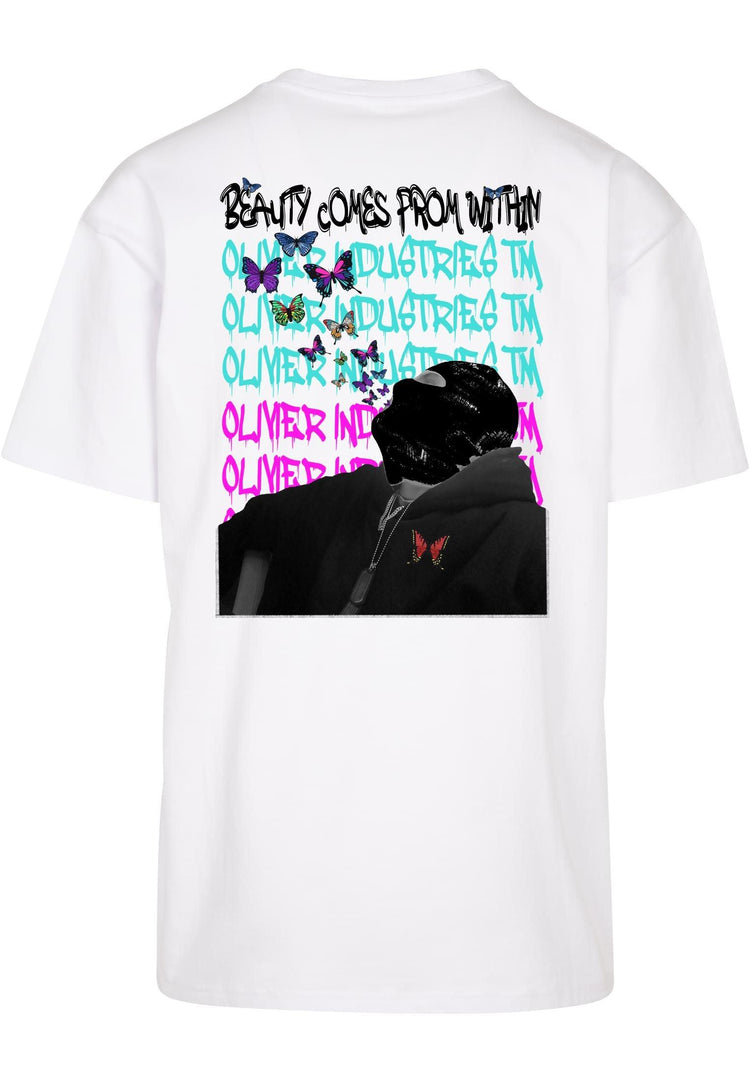 Olivier Industries ®Beauty comes from within- Art Butterfly oversized Men Tee - Olivier Industries ® Art & Apparel