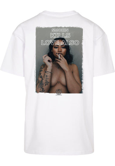 Olivier Industries ®Smokin Kills , Love Also oversized Men Tee - Olivier Industries ® Art & Apparel