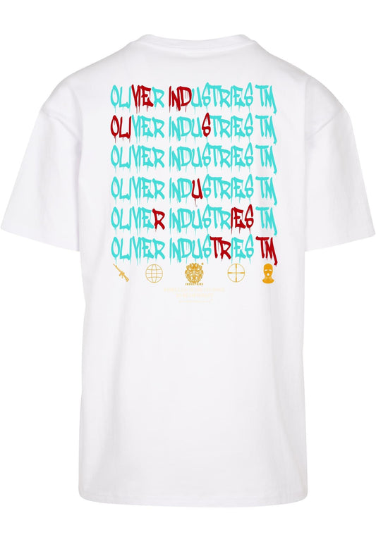 Olivier Industries ®Lettering oversized Men Tee - Olivier Industries ® Art & Apparel