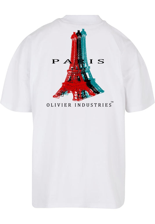 Olivier Industries ® Paris la tour Eifel oversized men T-shirt - Olivier Industries ® Art & Apparel