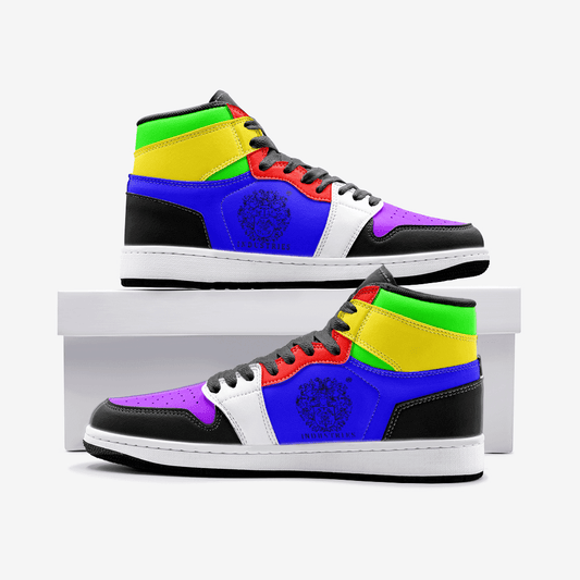 Crazy Colored Unisex Basketball Hightops TR - Olivier Industries