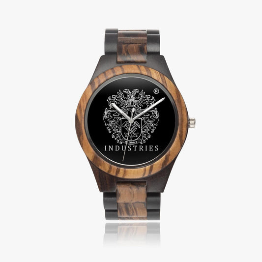 Olivier Industries ® Logo on Contrast Wooden Watch - Olivier Industries