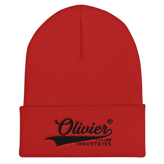 Olivier Industries ® officially japanese Logo embroidered on Beanie - Olivier Industries