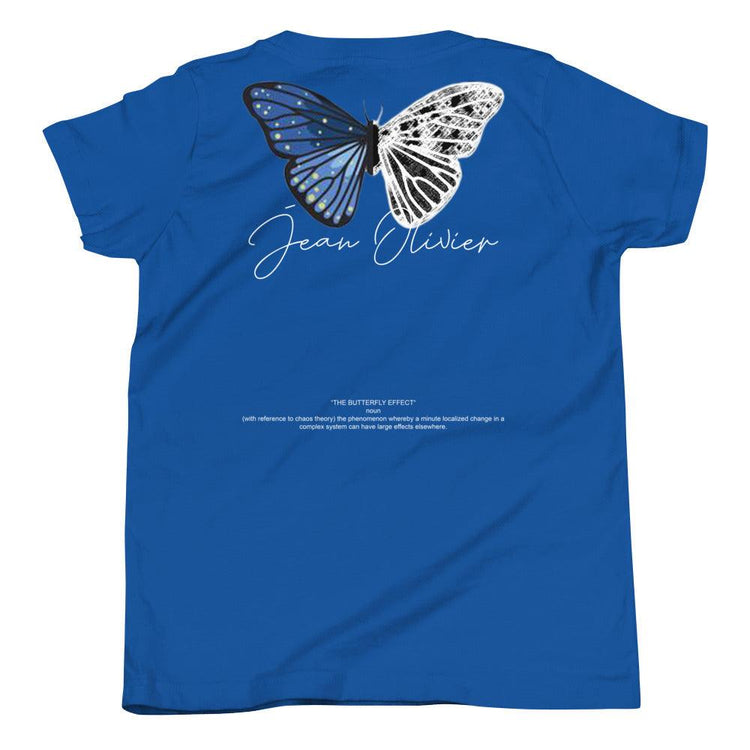 Olivier Industries ® "The Butterfly Effect" handmade drawn butterfly short sleeve kids t-shirt - Olivier Industries