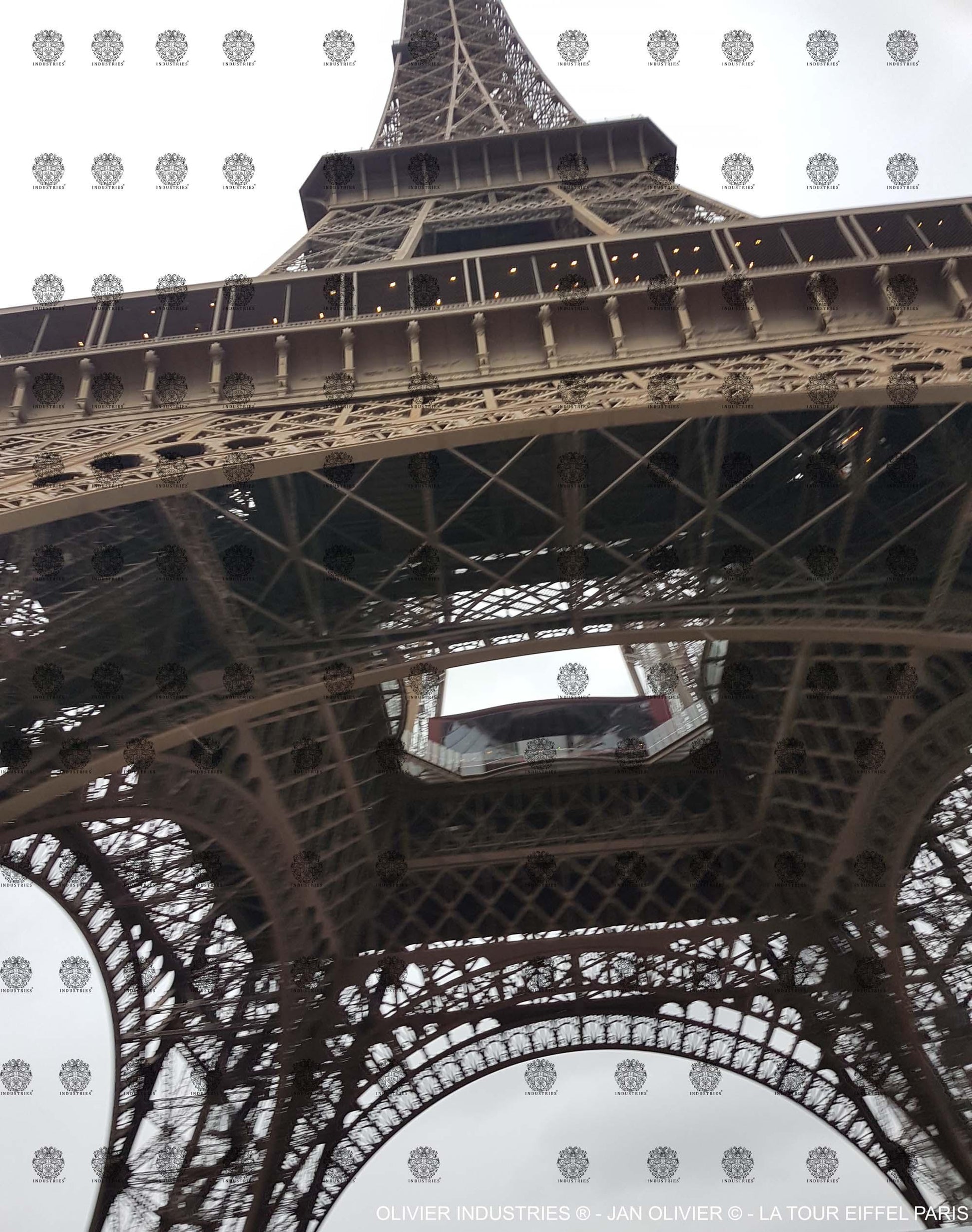 Olivier Industries ® La Tour Eiffel Photography Acrylglas print - Olivier Industries