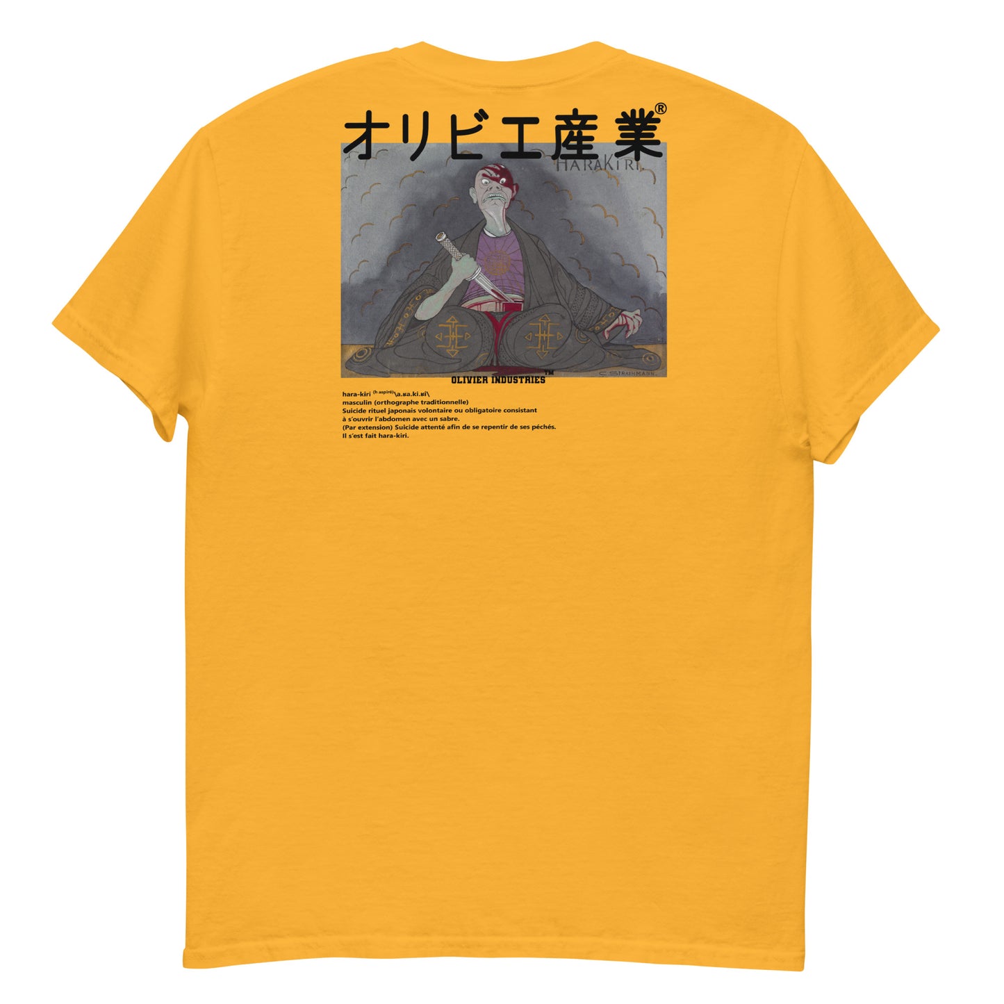 Olivier Industries TM Worldwide - Strathmann Harakiri french definition classic fit tees