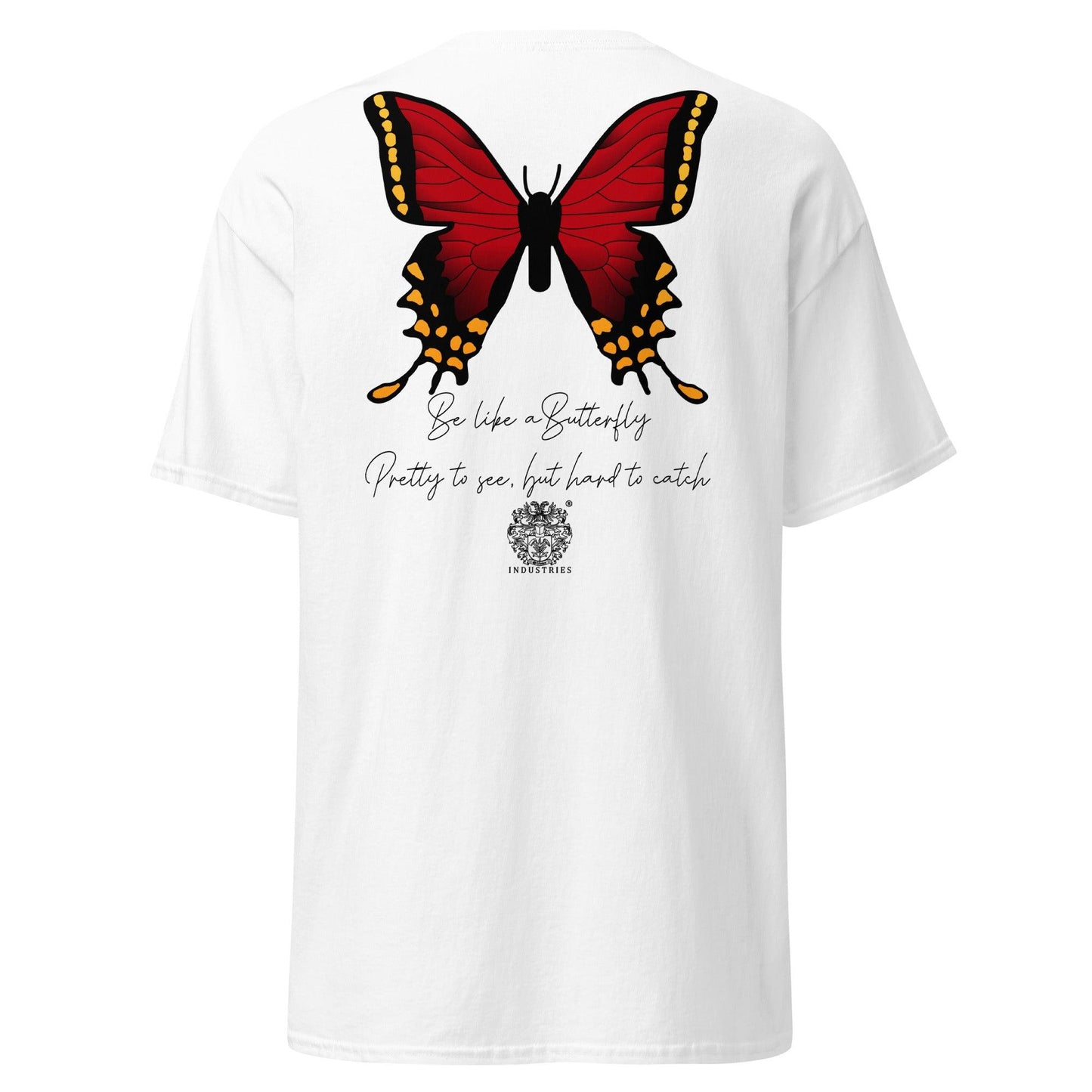 Olivier Industries TM Worldwide Butterfly Red classic fit Tee - Olivier Industries ® Art & Apparel