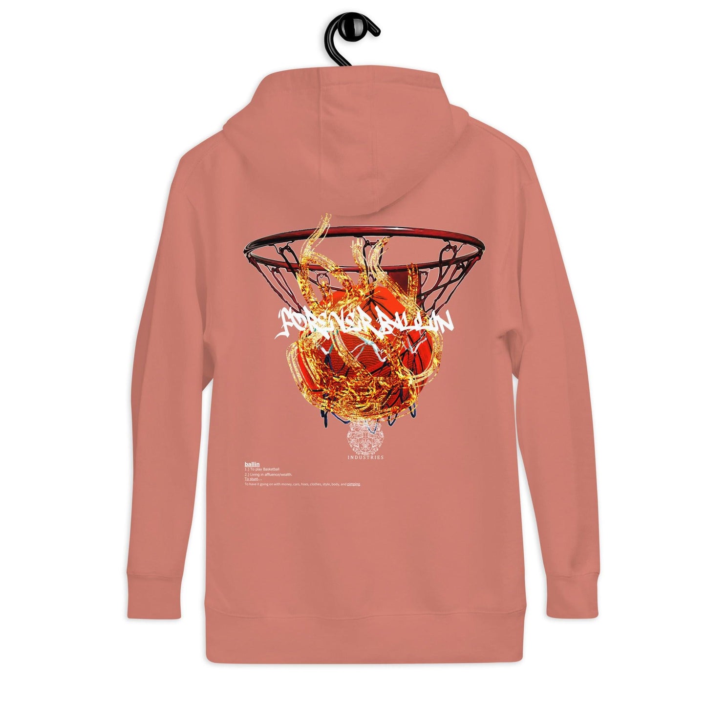 Olivier Industries ®Worldwide- Forever Ballin Basketball - Definition unisex Hoodie - Olivier Industries ® Art & Apparel