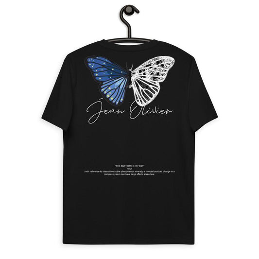 Olivier Industries ® Jean Olivier´s Butterfly Effect Unisex-Bio-Baumwoll-T-Shirt - Olivier Industries