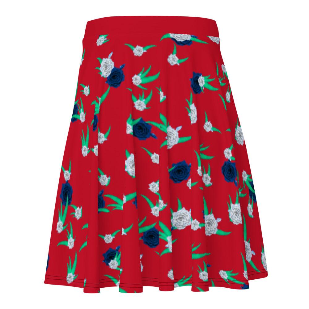 Olivier Industries ® Colored Roses handmade Skater-Rock - Olivier Industries ® Art & Apparel