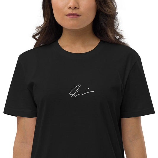 Olivier Industries ® Olivier Signature auf T-Shirt-Kleid aus organischer Baumwolle - Olivier Industries ® Art & Apparel