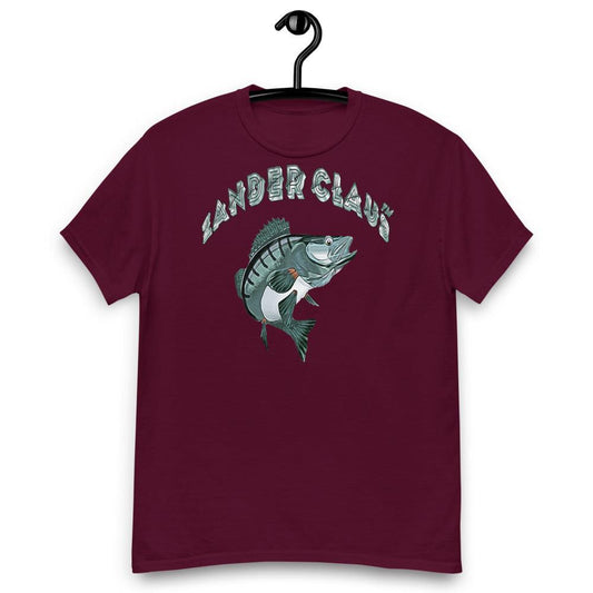 Zander Claus ® Heavyweight Angler T-Shirt für Herren - Olivier Industries ® Art & Apparel