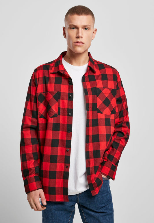 Olivier Industries ® Checked Flannell Shirt Red or White - Olivier Industries ® Art & Apparel