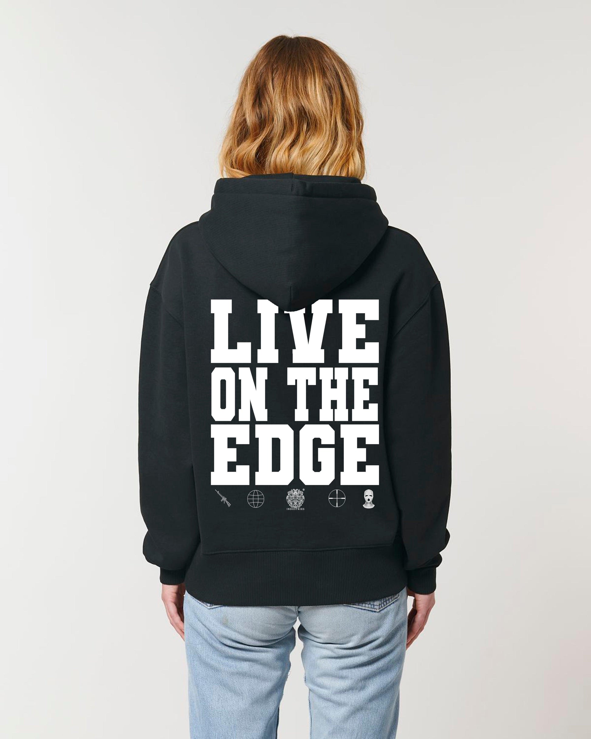 Olivier Industries live on the edge cocaina ultra heavy organic unisex Hoodie - Olivier Industries ® Art & Apparel
