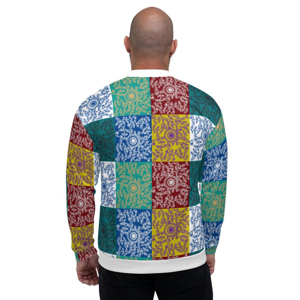 Olivier Industries ® Paisleymuster handmade Unisex Bomberjacke - Olivier Industries ® Art & Apparel