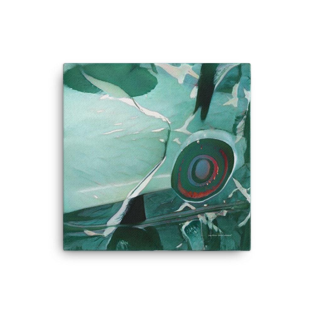 Olivier Industries - blue whale art print on canvas - Olivier Industries ® Art & Apparel