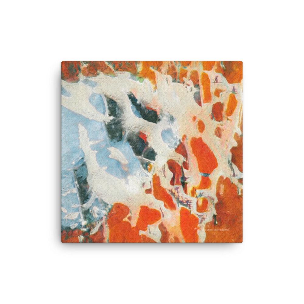 Olivier Industries - flood - art print on canvas - Olivier Industries ® Art & Apparel