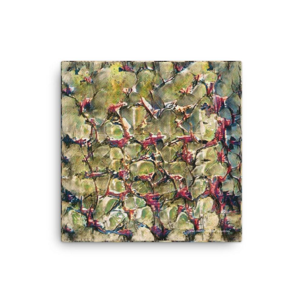 Olivier Industries - Cacdi Garden - art print on canvas - Olivier Industries ® Art & Apparel
