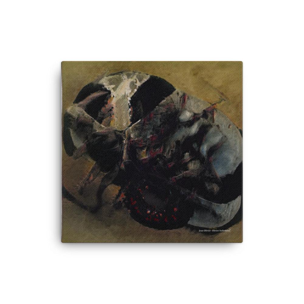 Olivier Industries - hardest to love - art print on canvas - Olivier Industries ® Art & Apparel
