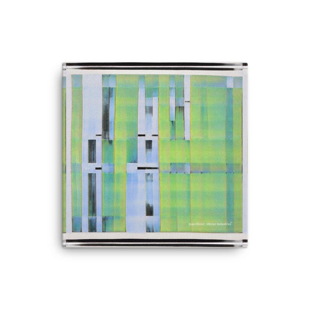 Olivier Industries - Flat Earth - art print on canvas - Olivier Industries ® Art & Apparel