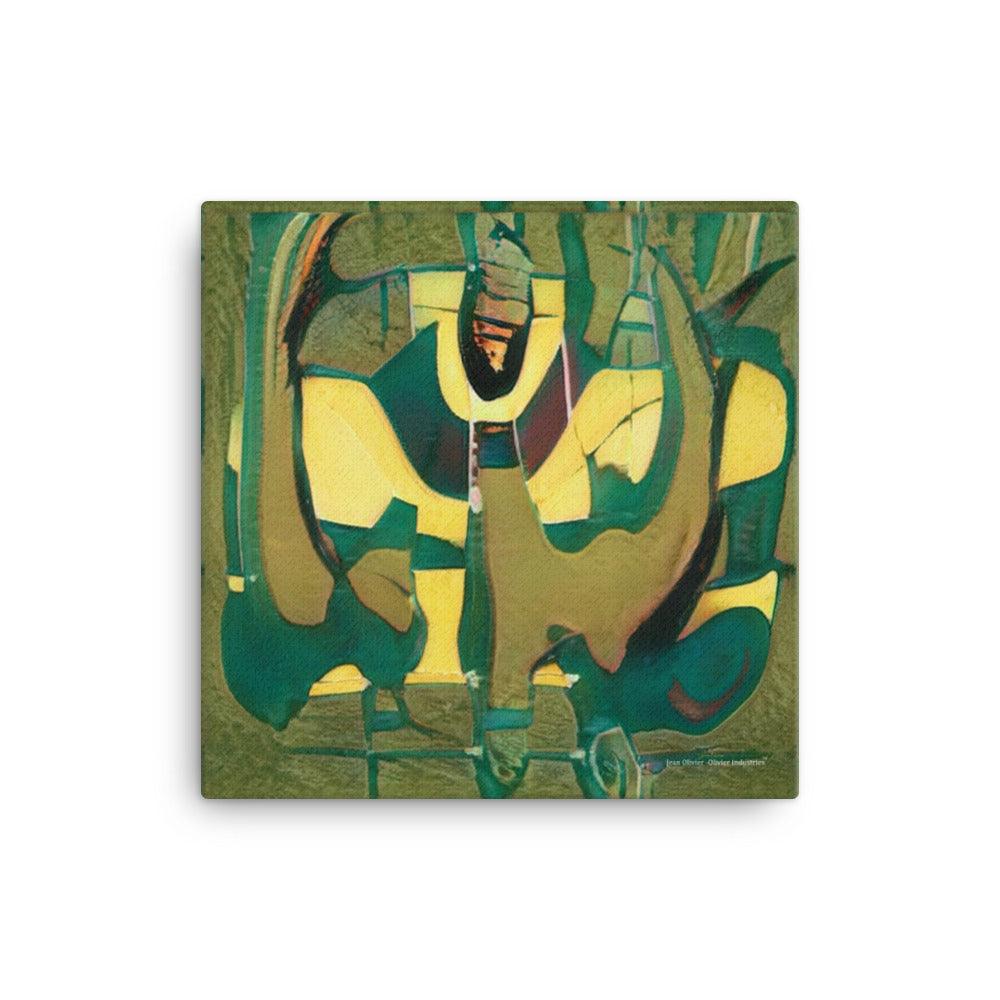 Olivier Industries - Old Samurai - Art Print on Canvas - Olivier Industries ® Art & Apparel