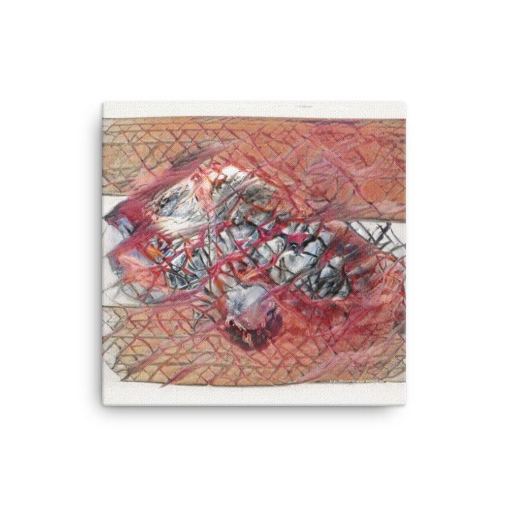 Olivier Industries - Drunken T-Rex- Art Print on Canvas - Olivier Industries ® Art & Apparel