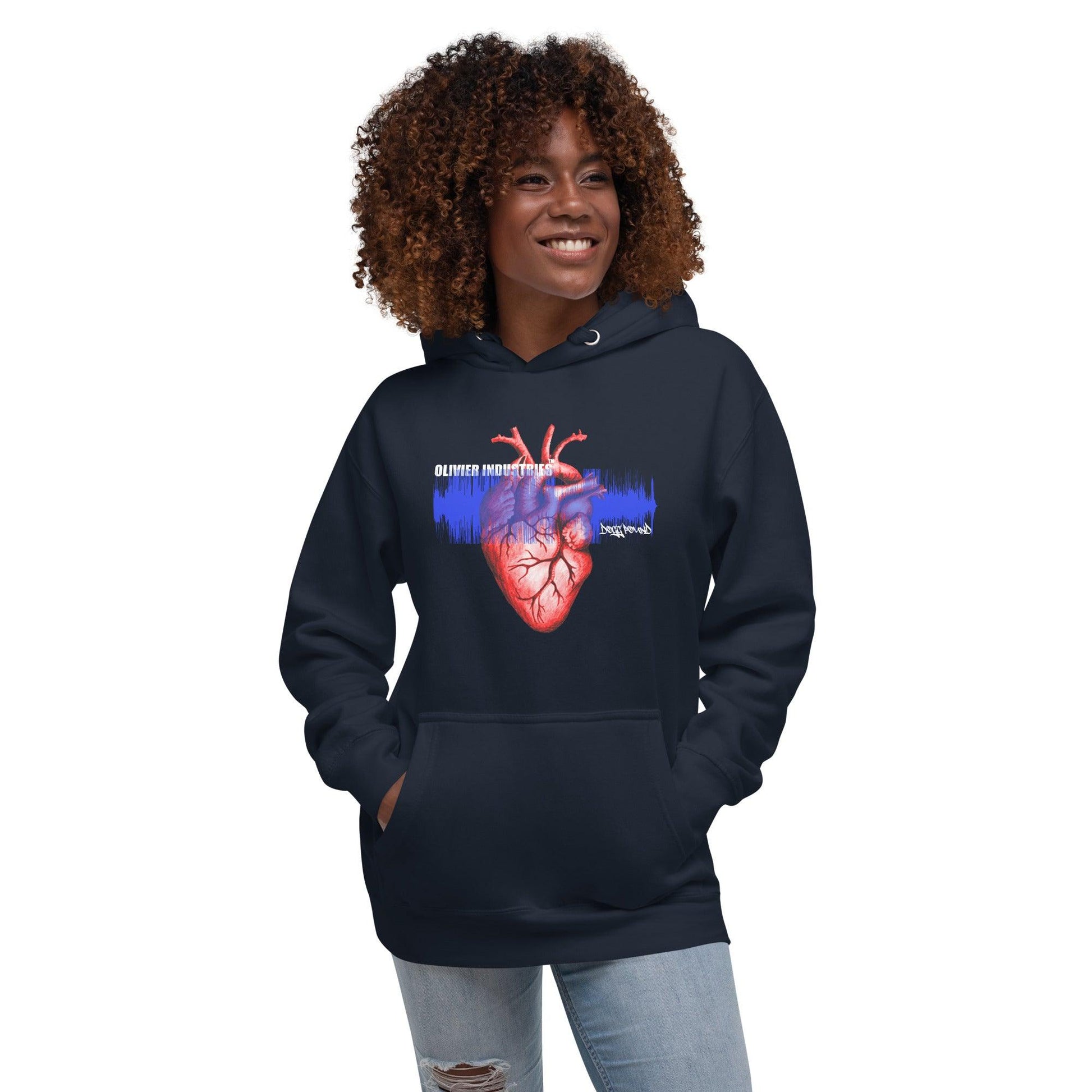 Olivier Industries TM Worldwide Deathrowrecords NFT - Dogg Pound Wavesound unisex Hoodie - Olivier Industries ® Art & Apparel