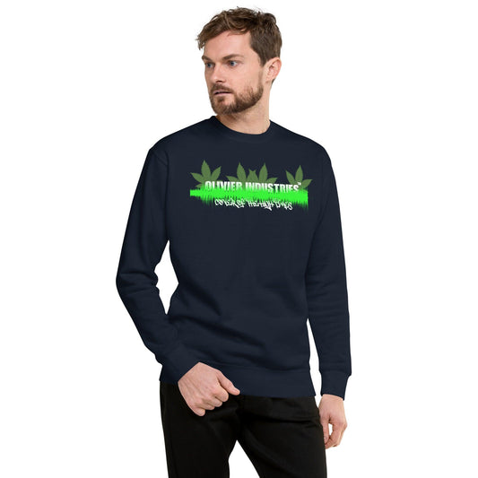 Olivier Industries TM Worldwide Cover of the High Times Deathrowrecords NFT unisex Sweatshirt - Olivier Industries ® Art & Apparel